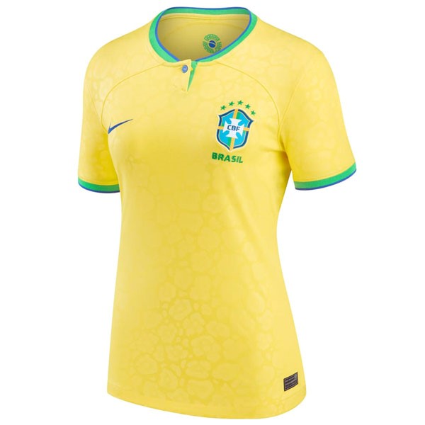 Camiseta Brasil 1ª Mujer 2022/23
